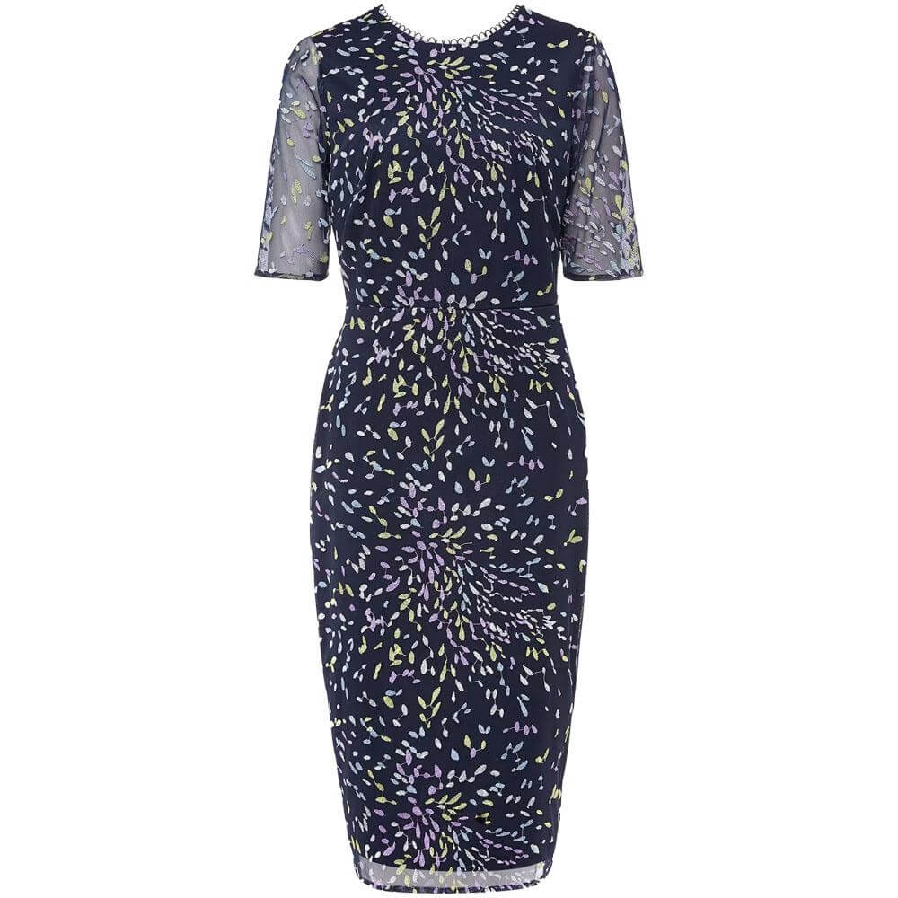 Phase eight shop ditsy embroidered dress